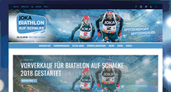 Desktop Screenshot of biathlon-aufschalke.de